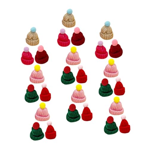 Hemobllo 60 Stück Bunte Mini Strickmützen aus Wollgarn DIY Bastelset für Weihnachtsdekoration Puppenhaus Handgemachte Kleine Hüte für Bastelprojekte Langlebig und Farbintensiv Hemobllo 60 Stück Bunte Mini Strickmützen aus Wollgarn DIY Bastelset für Weihnachtsdekoration Puppenhaus Handgemachte Kleine Hüte für Bastelprojekte Langlebig und Farbintensiv von Hemobllo