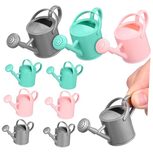 Hemobllo 9 Stück Teiliges Mini Gießkannen aus Stabilem Abs Realistische Puppenhaus Gartenzubehör in Rosa Grün und Silber Funktionsfähige Wasserkannen für Detailgetreues Rollenspiel und Hemobllo 9 Stück Teiliges Mini Gießkannen aus Stabilem Abs Realistische Puppenhaus Gartenzubehör in Rosa Grün und Silber Funktionsfähige Wasserkannen für Detailgetreues Rollenspiel und von Hemobllo