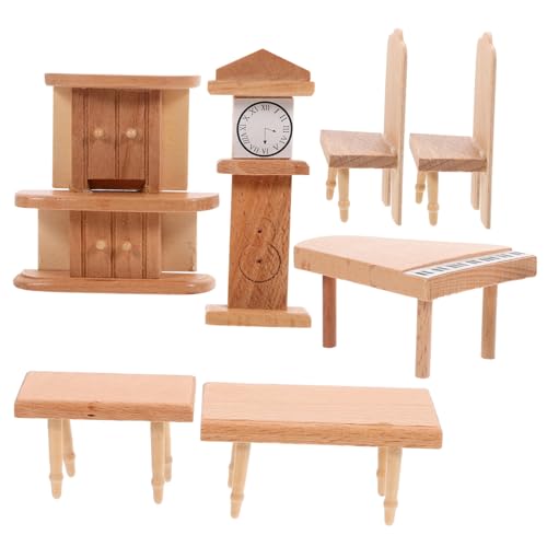 Hemobllo Miniatur Holz Puppenhausmöbel Realistische Bunte Wohnzimmer Möbel Glatte Oberfläche Kreatives Rollenspiel Zubehör Geeignet als für Familie und Freunde Hemobllo Miniatur Holz Puppenhausmöbel Realistische Bunte Wohnzimmer Möbel Glatte Oberfläche Kreatives Rollenspiel Zubehör Geeignet als für Familie und Freunde von Hemobllo