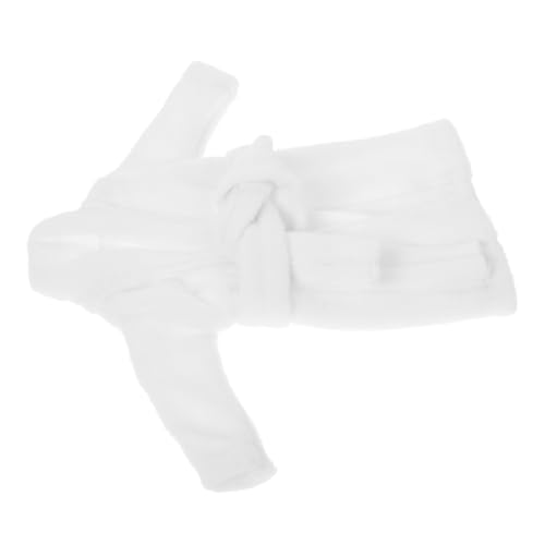 Hemobllo Miniatur Puppenbademantel Weiß mit Gürtel Eleganter Bademantel für Mini Dolls Klassische Puppenkleidung Passgenaues Outfit für Miniaturpuppen Puppenzubehör Weihnachten Hemobllo Miniatur Puppenbademantel Weiß mit Gürtel Eleganter Bademantel für Mini Dolls Klassische Puppenkleidung Passgenaues Outfit für Miniaturpuppen Puppenzubehör Weihnachten von Hemobllo