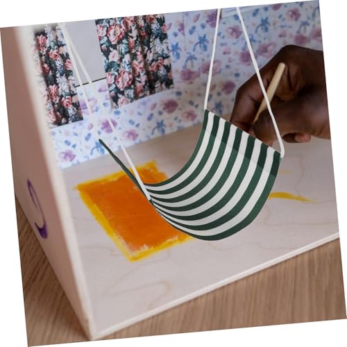 Hemobllo Miniatur Weihnachts Hängematte Grün Miniaturmöbel Puppenhaus Deko Bjd Mini Hängemodell für DIY Weihnachts Szene Sammlerstück Hemobllo Miniatur Weihnachts Hängematte Grün Miniaturmöbel Puppenhaus Deko Bjd Mini Hängemodell für DIY Weihnachts Szene Sammlerstück von Hemobllo