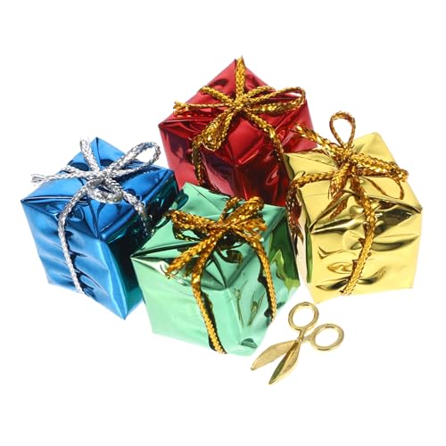 Hemobllo Miniatur Weihnachtsgeschenkbox Bunt für Puppenhaus Deko Realistische Mini Geschenkboxen für Festliche Weihnachtsdeko DIY Puppenhaus Zubehör Farbenfrohe Tischdeko für Hemobllo Miniatur Weihnachtsgeschenkbox Bunt für Puppenhaus Deko Realistische Mini Geschenkboxen für Festliche Weihnachtsdeko DIY Puppenhaus Zubehör Farbenfrohe Tischdeko für von Hemobllo