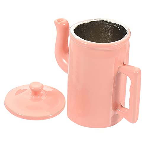 Hemobllo Puppenhaus Miniatur Wasserkanne mit Deckel und Griff Dekoratives Miniatur Küchengerät für Puppenhaus Zubehör Rosa Hemobllo Puppenhaus Miniatur Wasserkanne mit Deckel und Griff Dekoratives Miniatur Küchengerät für Puppenhaus Zubehör Rosa von Hemobllo