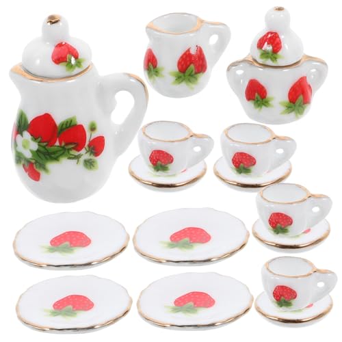 Hemobllo Puppenhaus Zubehör Feines Tee Set mit Kanne und Tasse Dekoratives Miniatur Porzellan für Puppenhaus DIY Szene und Wohnaccessoires Hemobllo Puppenhaus Zubehör Feines Tee Set mit Kanne und Tasse Dekoratives Miniatur Porzellan für Puppenhaus DIY Szene und Wohnaccessoires von Hemobllo