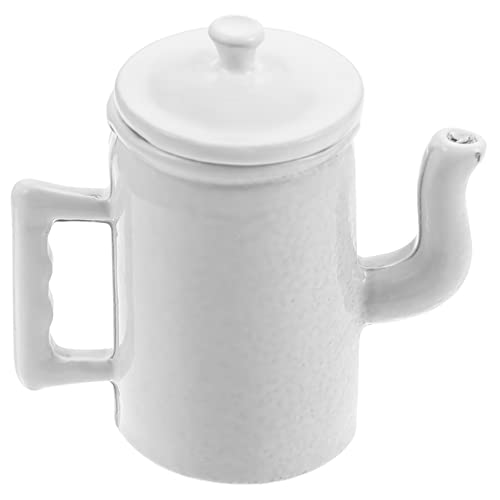 Hemobllo Puppenhaus Zubehör Mini Wasserkanne mit Deckel Weiß Realistische Küche Dekoration für Puppenhaus Szenen Hemobllo Puppenhaus Zubehör Mini Wasserkanne mit Deckel Weiß Realistische Küche Dekoration für Puppenhaus Szenen von Hemobllo