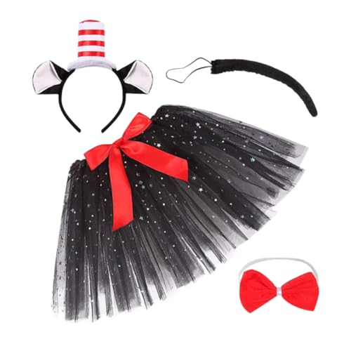 Hemobllo Rotes Weißes Katzenkostüm Set mit Ohren Fliege und Flauschiges Tierkostüm für Karneval Halloween und Cosplay Unisex Einheitsgröße Bequeme Hautfreundliche Partyaccessoires Hemobllo Rotes Weißes Katzenkostüm Set mit Ohren Fliege und Flauschiges Tierkostüm für Karneval Halloween und Cosplay Unisex Einheitsgröße Bequeme Hautfreundliche Partyaccessoires von Hemobllo