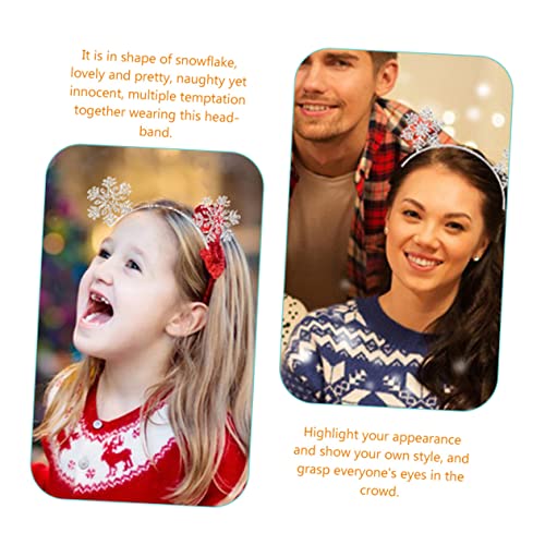 Hemobllo Schneeflocken Haarreif aus Metall Weihnachtliches Party Accessoire Festlicher Kopfschmuck für Damen Kleine Schneeflocke Stilvoller Weihnachts Haarreif für Besondere Anlässe Hemobllo Schneeflocken Haarreif aus Metall Weihnachtliches Party Accessoire Festlicher Kopfschmuck für Damen Kleine Schneeflocke Stilvoller Weihnachts Haarreif für Besondere Anlässe von Hemobllo
