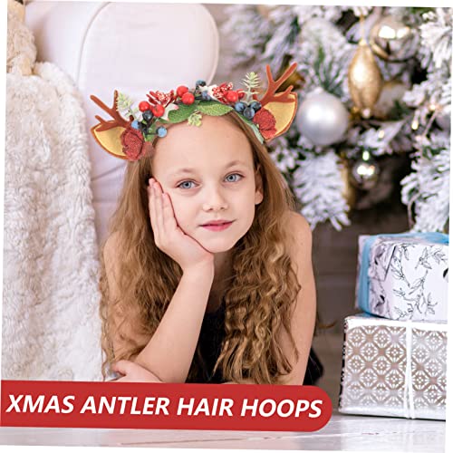 Hemobllo Weihnachts Rentier Geweih Stirnband Leichtes Kostüm Haarreif Antler Haaraccessoire Party Masquerade Bühnenperformance Hemobllo Weihnachts Rentier Geweih Stirnband Leichtes Kostüm Haarreif Antler Haaraccessoire Party Masquerade Bühnenperformance von Hemobllo