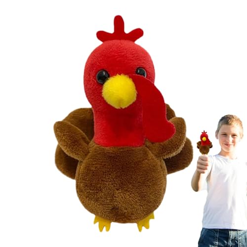 Fingerpuppen, Türkei, Stofftier, Fingerpuppe, weiche Türkei, Plüschtier, Fingerpuppen, Spielzeug für Kinder, Mädchen, von Hemousy