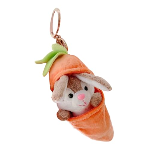 Hemousy Kuscheltier Hase - Plüsch Schlüsselanhänger - Weicher hautfreundlicher Karottencharm Anhänger für Kleinkinder, Mädchen, Familie und Freunde zu Ostern für Feierlichkeiten und Hemousy Kuscheltier Hase - Plüsch Schlüsselanhänger - Weicher hautfreundlicher Karottencharm Anhänger für Kleinkinder, Mädchen, Familie und Freunde zu Ostern für Feierlichkeiten und von Hemousy