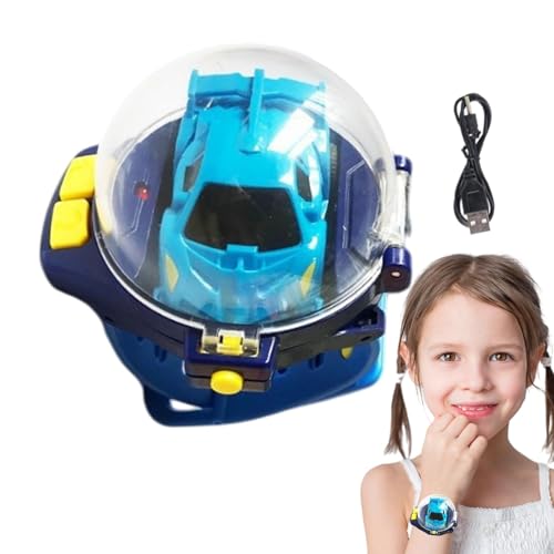 Hemousy Uhrenferngesteuertes Autospielzeug, 2,4 GHz ferngesteuertes Autouhrenspielzeug, USB-Lade-RC-Uhrenautospielzeug, 2025 neues Armbanduhr-Fernbedienungsauto für Kinder von Hemousy