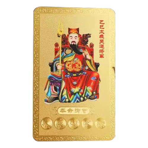 Tai Sui Amulet 2025, Feng Shui 2025 Tai Sui Amulet Card, 2025 Tai Sui Metal Card, 2025 Year of The Snake Tai Sui Copper Card to Ward Off Harm - Tai Sui Card Amulet Card 2025 von Hemousy