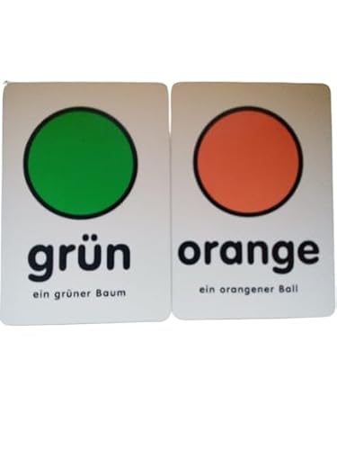 HenBea Snap Cards, Snap Kartenspiel für Kinder, 24er Set Snap Karten Spielen und Lernen Farben auf Deutsch (895) von Henbea