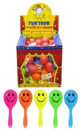 48 x Mini Smiley maracas- tolle Party Beutel Füller von Henbrandt