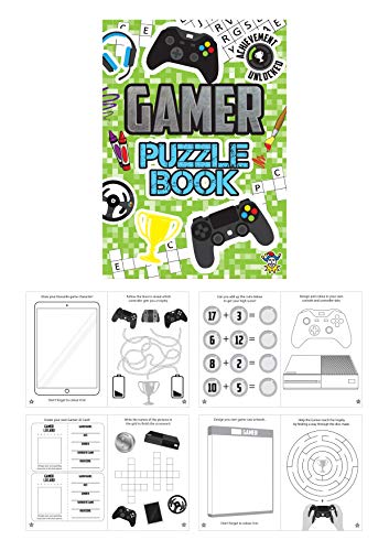 HENBRANDT 10 x Mini-Gamer-Puzzle-Bücher. von Henbrandt