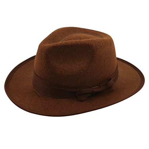 HENBRANDT Explorer Hat. Jones. Brown, Erwachsenengröße, Einheitsgröße (Mütze/Hut) von Henbrandt