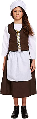 HENBRANDT Victorian Maid Custome Mittel (Im Alter von 7 -9 Jahre) Mehrfarben von Henbrandt