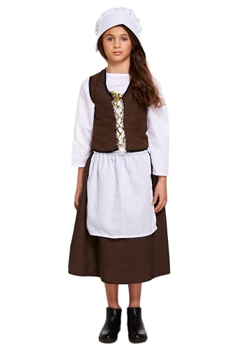 HENBRANDT Victorian Maid Custome Mittel (Im Alter von 7 -9 Jahre) Mehrfarben von Henbrandt