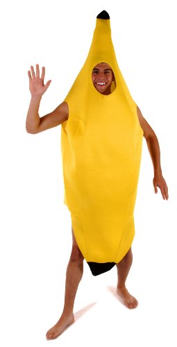 Henbrandt Banana erwachsenes Abendkleid -Kostüm - One Size von Henbrandt