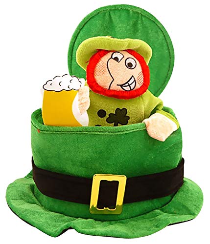 Kostüm St Patricks Day Irisch Irland Hut Mütze Mit Kobold von Henbrandt