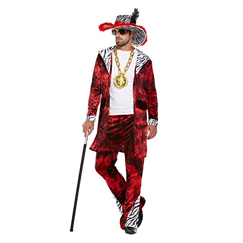 MENS BIG DADDY RED PIMP COSTUME - X-LARGE von Henbrandt