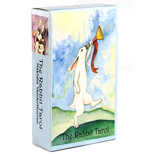 The Rabbit Tarot Cards， Prophecy Divination Deck Englische Version Unterhaltungsbrettspiel The Rabbit Tarot Cards von HengLongKeJi