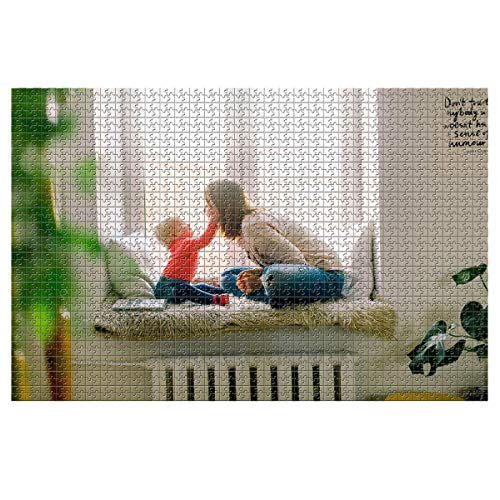 Puzzle mit eigenem Foto gestalten 1000 Teile, Personalisiertes individuelles Holzpuzzle von Ihrem eigenen, Kreative Geschenke von HengPlus