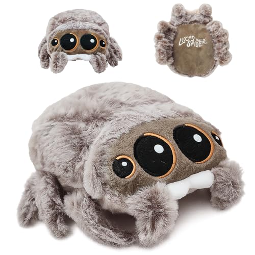 Hengrongshen Kuscheltier spinne, 21 cm springspinne stofftiere weiche und realistische, spinne Kuscheltier mit großen Augen für Geschenk Erwachsene und Kinder Hengrongshen Kuscheltier spinne, 21 cm springspinne stofftiere weiche und realistische, spinne Kuscheltier mit großen Augen für Geschenk Erwachsene und Kinder von Hengrongshen