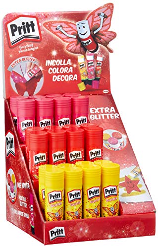 Henkel Loctite Tubetti Glitter 20 Gr Assortiti-Display 24 Stück, Mehrfarbig, 8004630920419 von Henkel