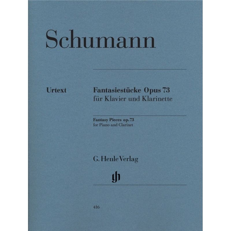 Robert Schumann - Fantasiestücke op. 73 für Klavier und Klarinette von Henle