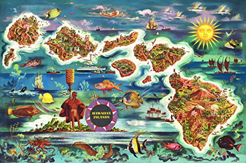 Vintage Hawaii 1000 Piece Jigsaw Puzzle von Hennessy Puzzles