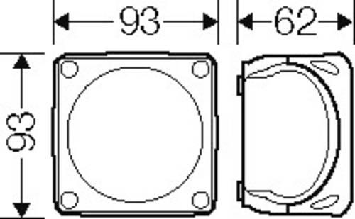 Hensel 62000335 Abzweigkasten (L x B) 93.00mm x 93.00mm 1St. von Hensel