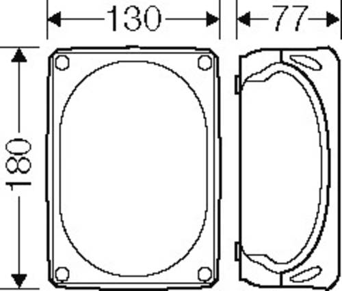 Hensel 62000338 Abzweigkasten (L x B) 180.00mm x 130.00mm 1St. von Hensel