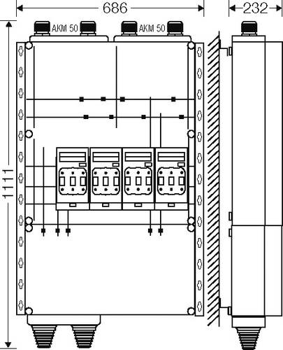 Hensel 20001444 20001444 Verteilerschrank Inhalt 1St. von Hensel