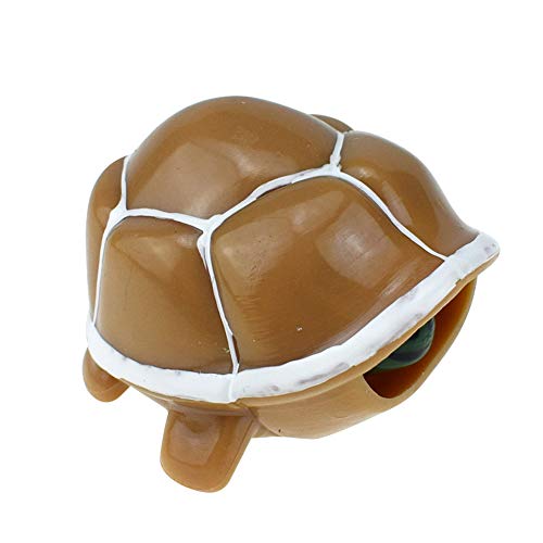 Herbests Cartoon Turtle Schildkröte Anti-Stress-Spielzeug, Tier-Schildkröte Stressball, Braun, Kind, 6 cm x 5,5 cm x 4,5 cm, Kunststoff von Herbests