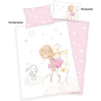 Babybest® Little Fairy 2685217063 - Flanell-Bettwäsche (Made in Green), 40x60 cm + 100x135 cm, 100% Baumwolle von Herding