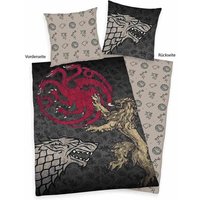 Game of Thrones 4421601050 - Bettwäsche, 80x80 cm + 135x200 cm, 100% Baumwolle von Herding