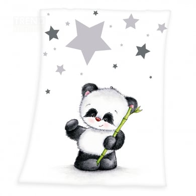 babybest® Microfaser-Flauschdecke Kleiner Panda 75 x 100 cm von babybest®