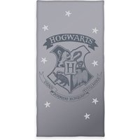 Harry Potter 6174413515 - Velourstuch grau - Aktion, 70x140 cm, 100% Baumwolle von Herding