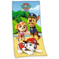 Paw Patrol 6132242516 - Velourstuch, 75x150 cm, 100% Baumwolle von Herding