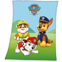 Paw Patrol 7532201035 - Fleece-Decke, 130x160 cm, 100% Polyester von Herding