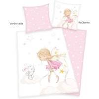 Young Collection 4451235050 - Little Fairy Bettwäsche, 80x80 cm + 135x200 cm, 100% Baumwolle von Herding