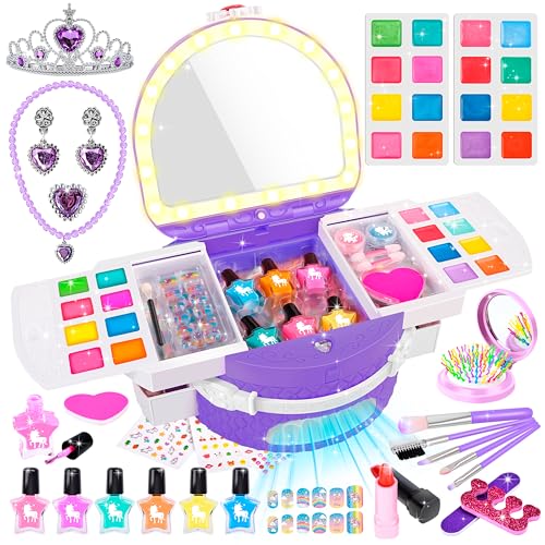 Herenear Nagelstudio Mädchen Geschenke, Nageltrockner Kinder Peel Off Nagellack, Nagelkunst Kinder 6 7 8 9 10 Jahre, Press On Nagelsticker Nageldesign Mädchen Schminkkoffer Spielzeug für Geburtstag Herenear Nagelstudio Mädchen Geschenke, Nageltrockner Kinder Peel Off Nagellack, Nagelkunst Kinder 6 7 8 9 10 Jahre, Press On Nagelsticker Nageldesign Mädchen Schminkkoffer Spielzeug für Geburtstag von Herenear