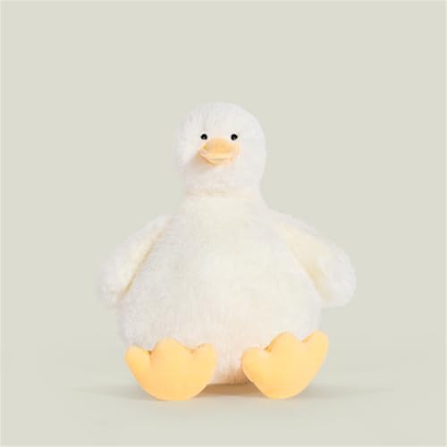 Herfair Ente Kuscheltier Plüschtier Ente Spielzeug zum Kuscheln & Spielen Kawaii Deko Stofftier Geschenk für Kinder (20 cm,B) von Herfair