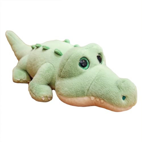 Herfair Krokodil Kuscheltier Kawaii Plüschtier Krokodil Spielzeug Kissen zum Kuscheln & Spielen Plüschpuppen Krokodil Stofftier Geschenk für Kinder (40 cm) von Herfair