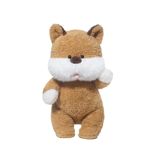 Herfair Kuscheltier Hund Plüschtier Niedlich Plushi Welpen Spielzeug Wurfkissen Kawaii Deko Stofftier Geschenke von Herfair