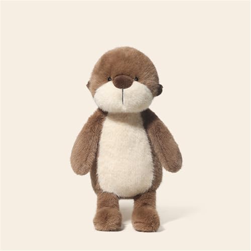 Herfair Kuscheltier Otter Plüschtier zum Kuscheln & Spielen Plüsch Spielzeug Kawaii Deko Plushie Puppen Stofftier Geschenke für Kinder von Herfair