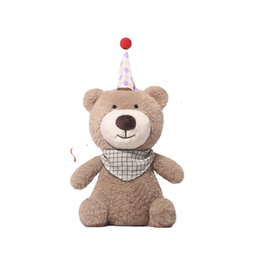 Herfair Kuscheltier Teddybär Plüschtier Geburtstag Bär Spielzeug Wurfkissen Kawaii Deko Plushie Stofftier Geschenke für Kinder von Herfair