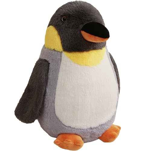 Herfair Pinguin Kuscheltier Plüsch Spielzeug Tier Pinguin Plüschtier Dekokissen Schlafkissen für Kinder Erwachsene Geburtstag Geschenke (38cm) von Herfair