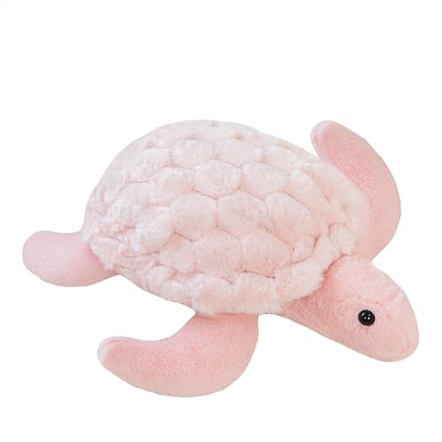 Herfair Plüsch Schildkröten Spielzeug Weiches Kuscheliges Stofftier Plüschtier Kuscheltier Schildkröte Turtle Pillow Geschenk für Kinder Baby Mädchen Junge (Rosa,28cm) von Herfair